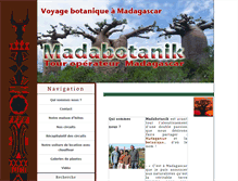Tablet Screenshot of madabotanik.com